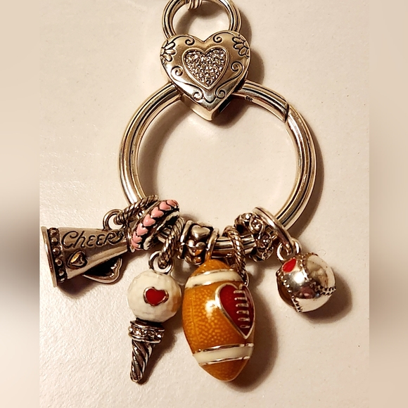 Brighton Key Fob/Bag Charm with Sports Charms. - Picture 2 of 4